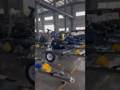 9μ χειροκίνητος πύργος φωτισμού με προβολείς 4x1000W για οικοδομή