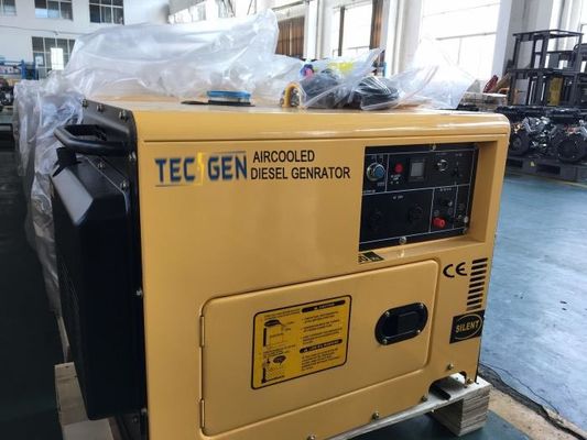 Single Cylinder Portable Silent Generator Super Silent Diesel Generator 5.5kW Air Cooled